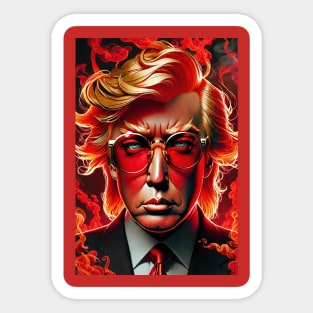 Donald Trump Red Sticker